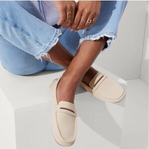 NEW ROTHY'S THE DRIVER LOAFER Oxford Crème WOMEN 10 Limited Edition